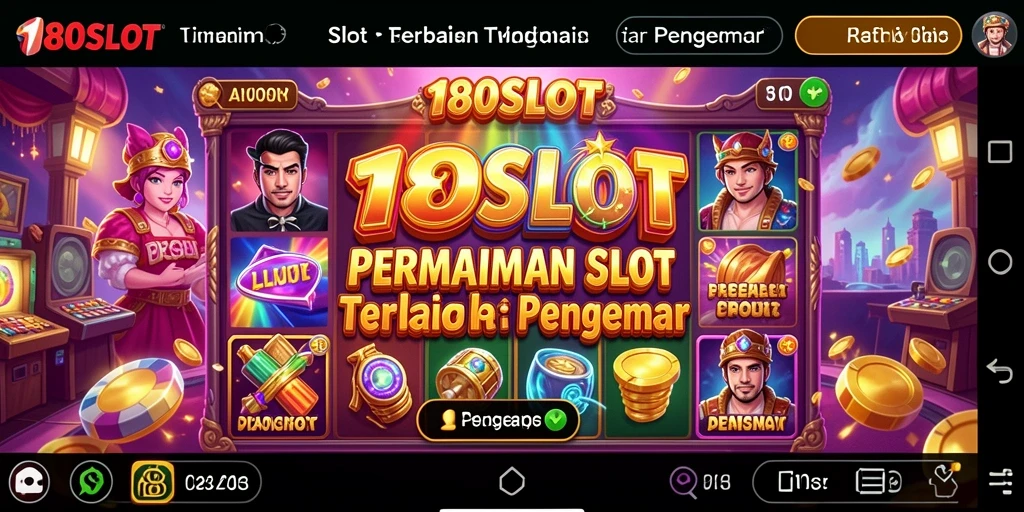 Screenshot game 180SLOT menampilkan aksi slot yang seru.