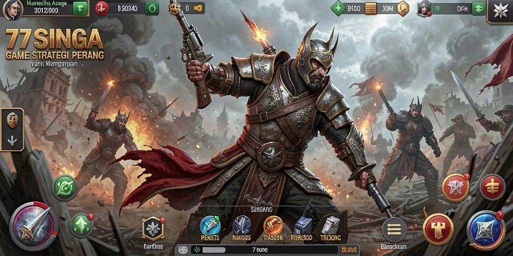 Tampilan gameplay menegangkan di 77SINGA dengan strategi mendalam.