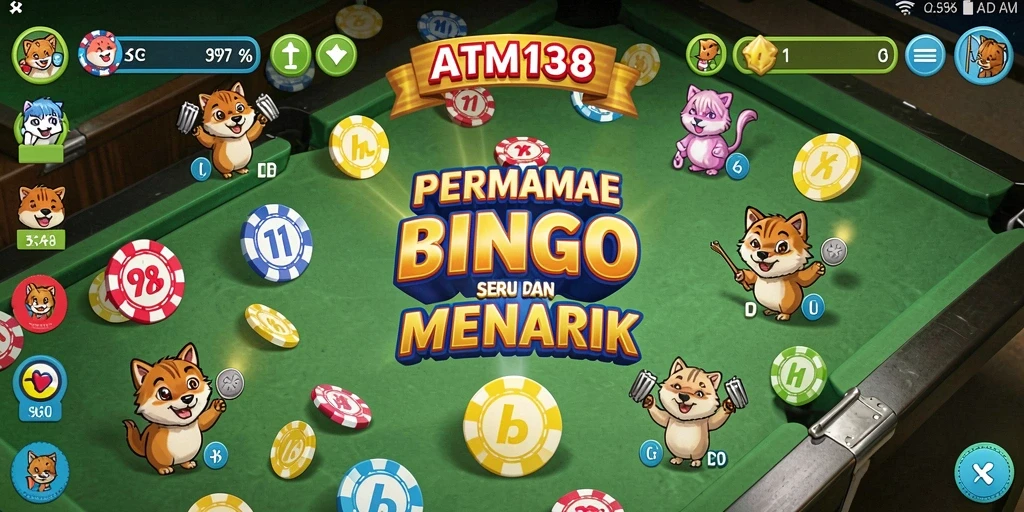 Screenshot gameplay <strong>ATM138</strong> yang penuh warna dan interaktif.