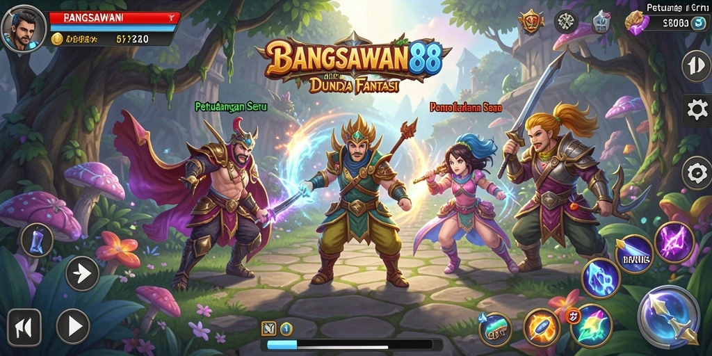 Tampilan gameplay <strong>BANGSAWAN88</strong> yang menegangkan dalam dunia petualangan.