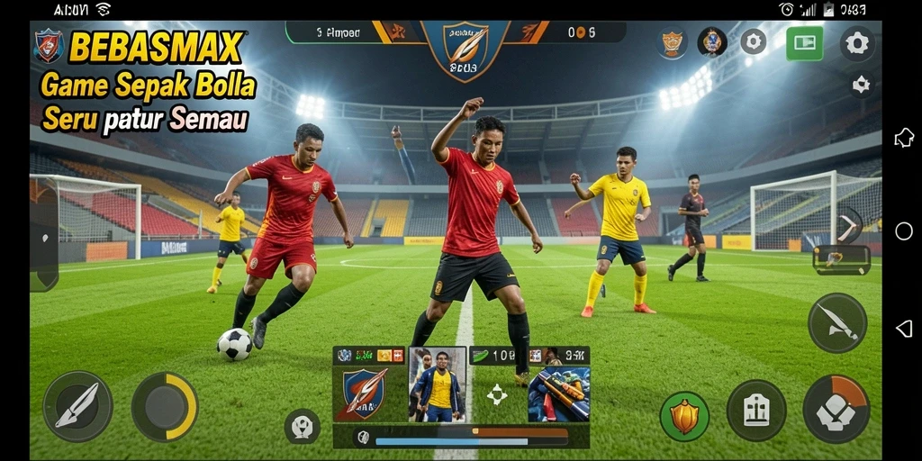 Tampilan gameplay mendebarkan di BEBASMAX.