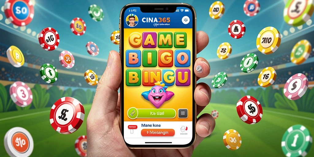 Tangkapan layar dari gameplay CINA365 yang menampilkan aksi Bingo yang seru.