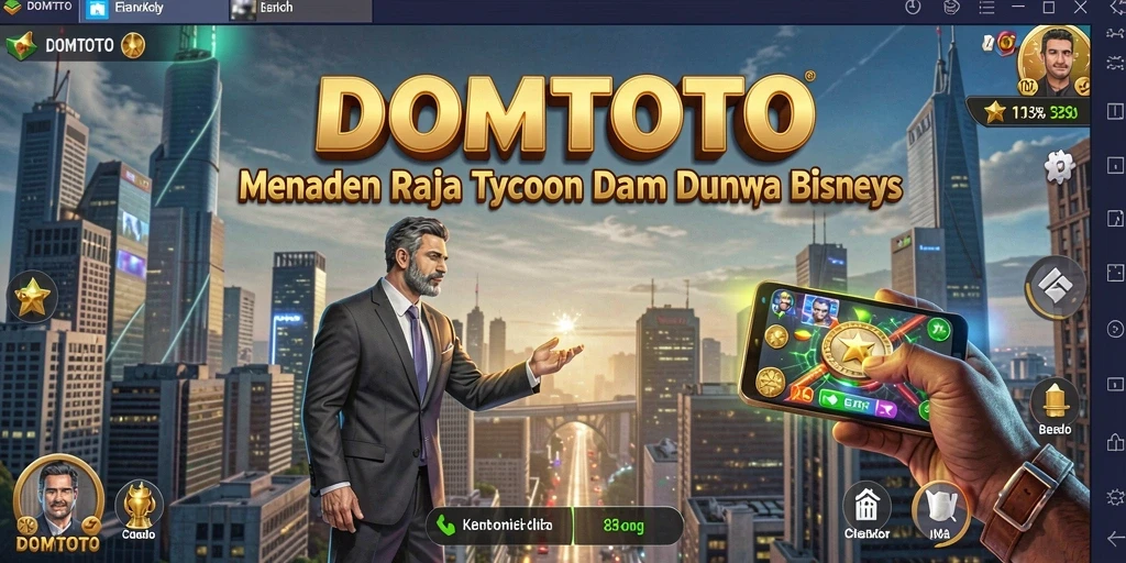 Tampilan gameplay DOMTOTO yang menarik dan interaktif.
