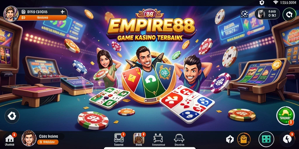 Tampilan gameplay Kasino yang seru di EMPIRE88.