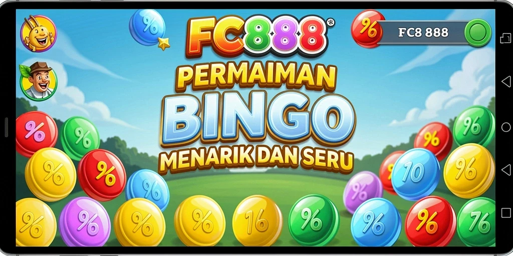Tampilan gameplay Bingo yang seru dan interaktif.