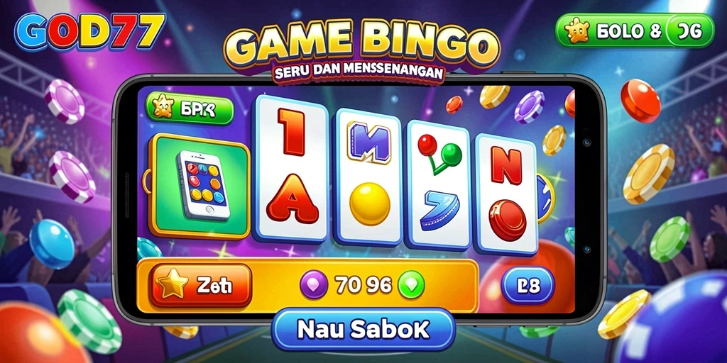 Tampilan gameplay Bingo yang menarik dan interaktif di GOD77.