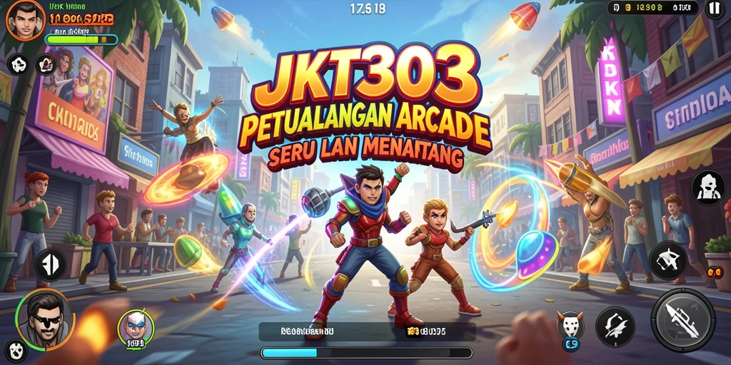 Screenshot utama JKT303 menampilkan gameplay seru dan menantang.