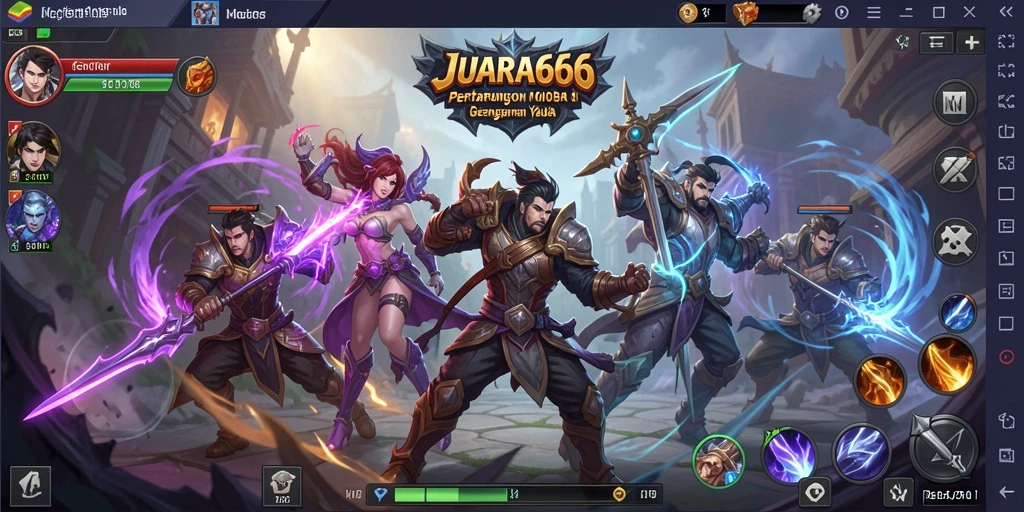 Tangkapan layar utama gameplay JUARA666 yang menarik dan seru.
