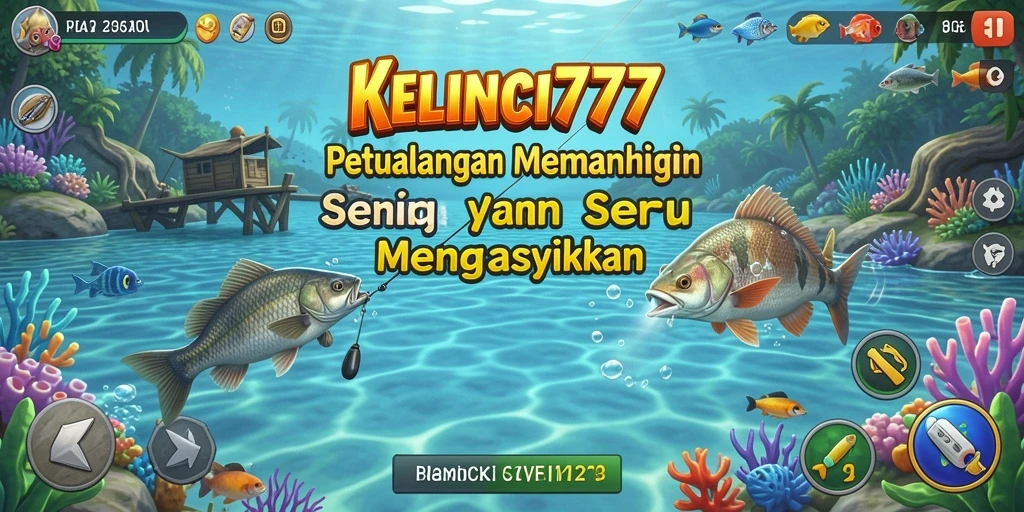 Gameplay memancing yang seru dan menantang di KELINCI777.