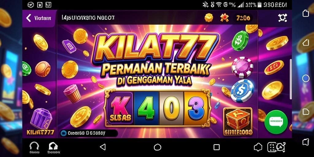 Tampilan gameplay Slot yang menarik di KILAT77.