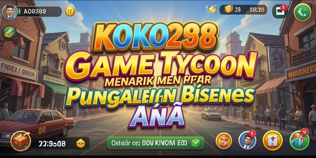 Screenshot KOKO288 menampilkan fitur gameplay Tycoon yang menarik.