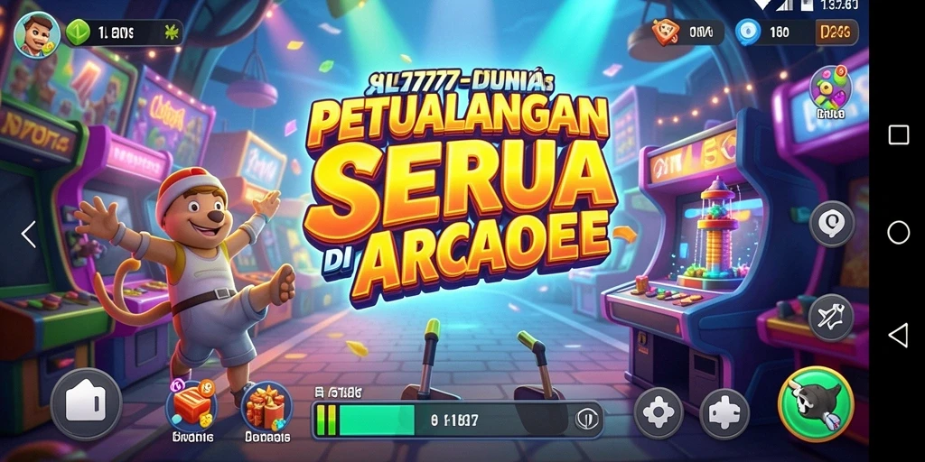 Tampilan gameplay L777 yang memikat dengan grafis Arcade yang colorful.