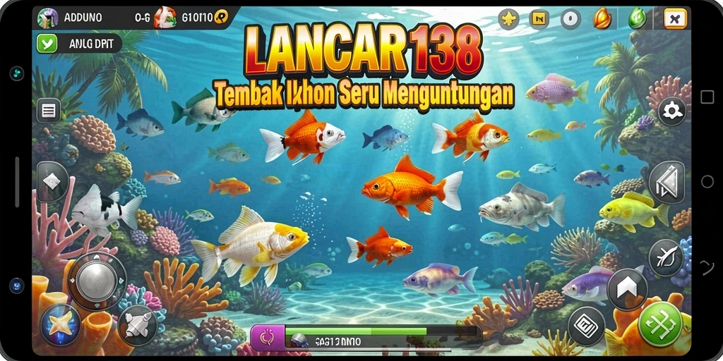 Gameplay seru LANCAR138 saat menembak ikan dengan grafis yang menawan.