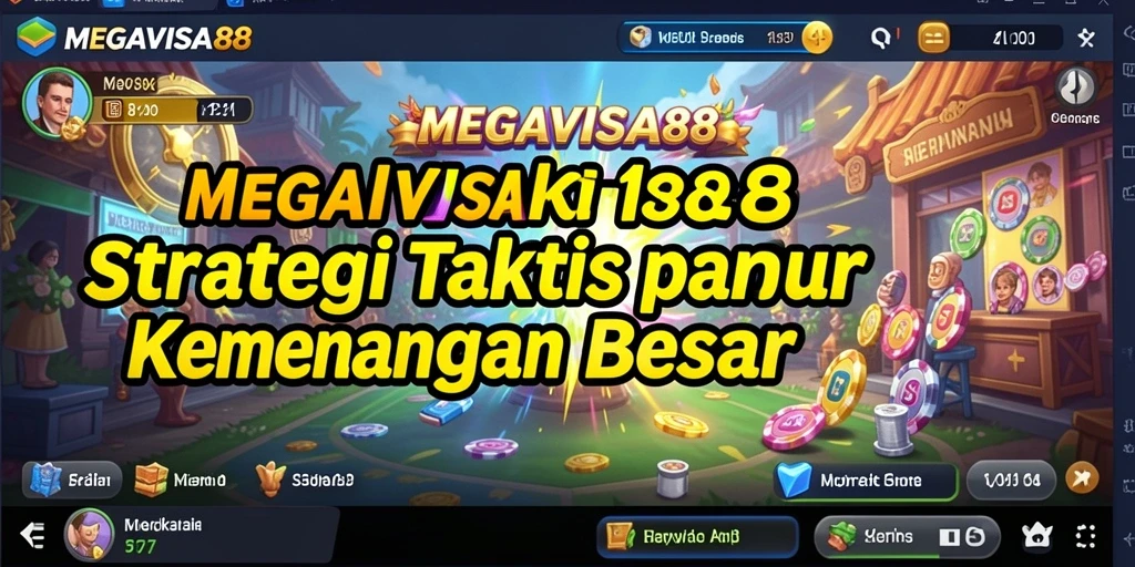 Tampilan mendebarkan dalam gameplay taktis MEGAVISA88.