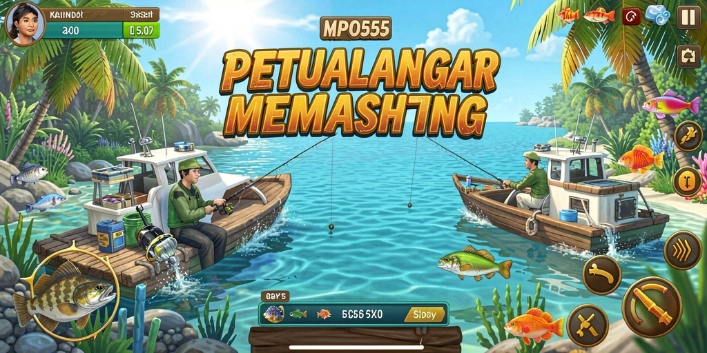Tangkapan ikan epik di MPO555 yang menampilkan gameplay memancing yang menegangkan.