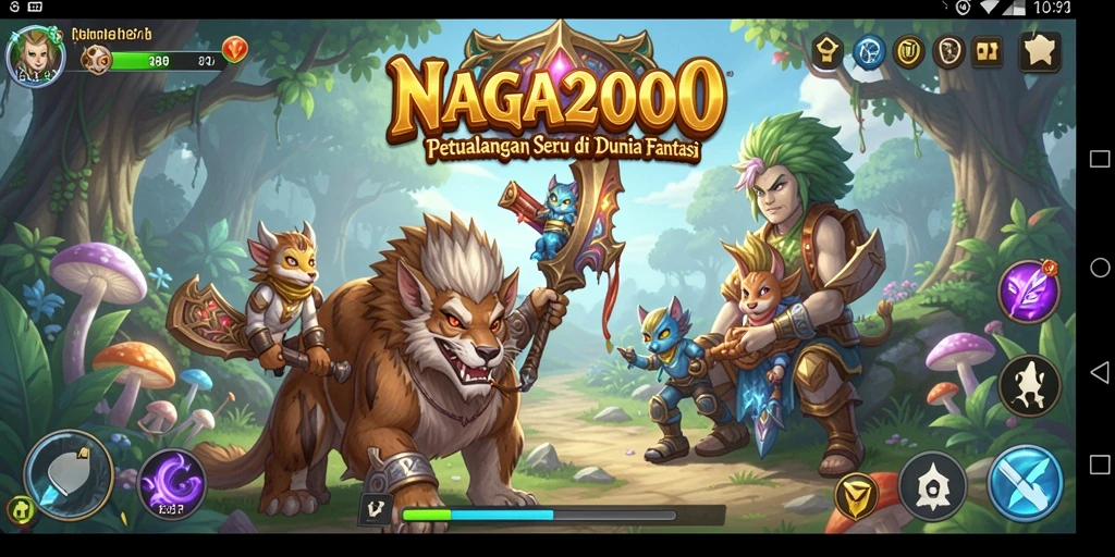 Screenshot menarik NAGA2000 menampilkan gameplay penuh aksi dan eksplorasi.