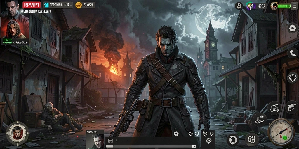 Screenshot utama RPVIP1 menampilkan ketegangan mendalam dalam gameplay horror.
