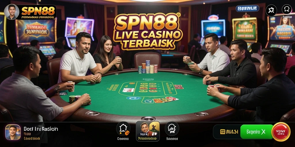 Gameplay menarik SPN88 dengan dealer langsung dan interaksi yang seru.