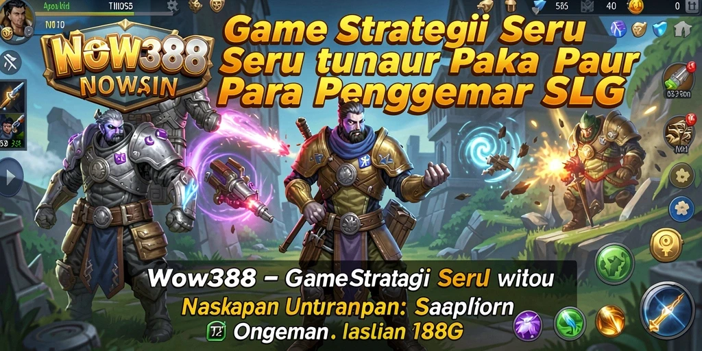 Tangkapan layar yang menunjukkan aksi dinamis di dalam WOW388.