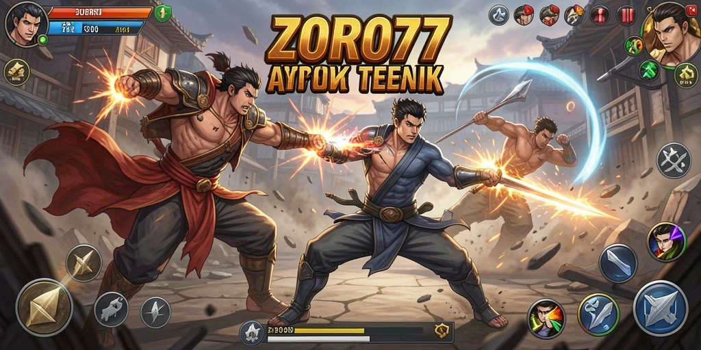 Gameplay penuh aksi ZORO77 dengan grafis yang memukau.